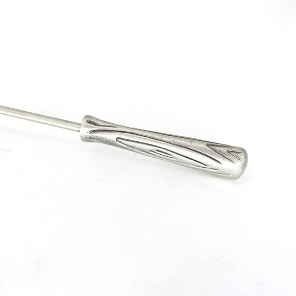 Bee Candle Snuffer Brushed Chrome Moveable Bell 11.5" - Picture 7 of 8